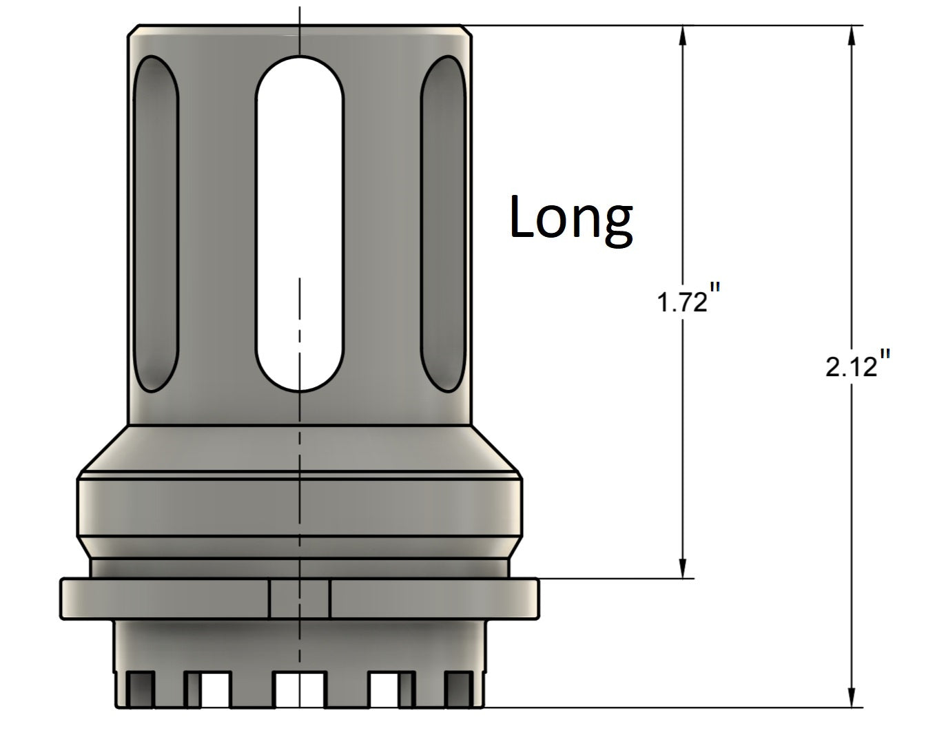 AK 47 Muzzle Brake Hub Mount